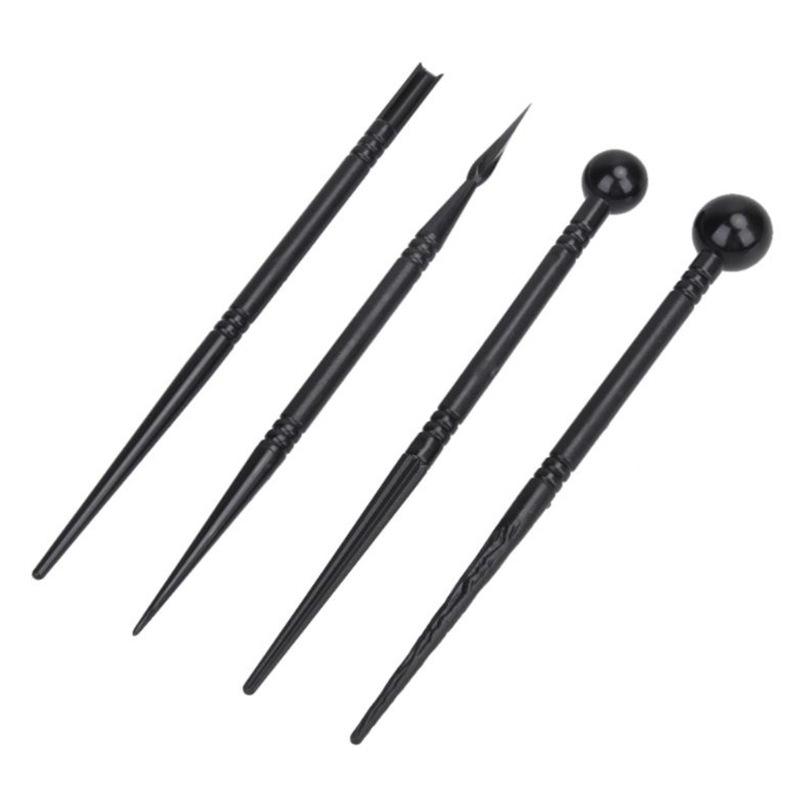 4 Pcs /Set Clay Tools Sculpting Kit Smoothing Wax Pottery Ceramic Shapers Modeling Carved Tool Perfect: Default Title