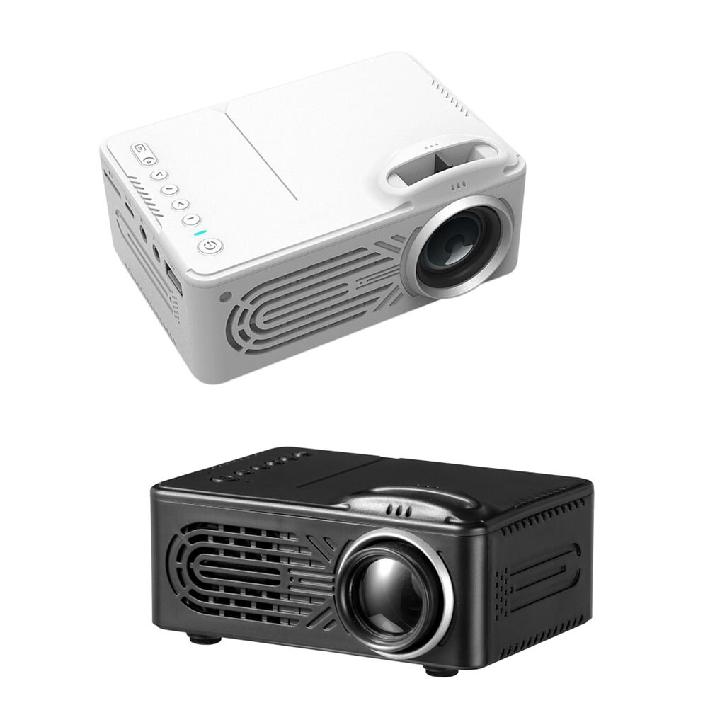 814 Mini Micro Draagbare Home Entertainment Projector Ondersteunt 1080P Hd Mobiele Telefoon Verbinding Projector Witte Kleur