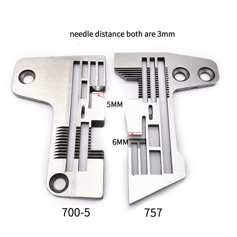 PEGASUS 700-5 757 Overlock 5 Threads Widen Needle Plate Throte Plate 204369 Industrial Sewing Machine Spare Parts