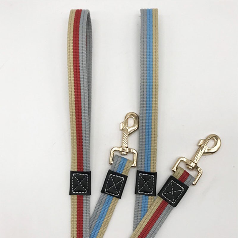 2m Large Dog Leash pet training Leashes Big dog Lead walking Traction Rope line for Medium Large big dogs Polyester cotton