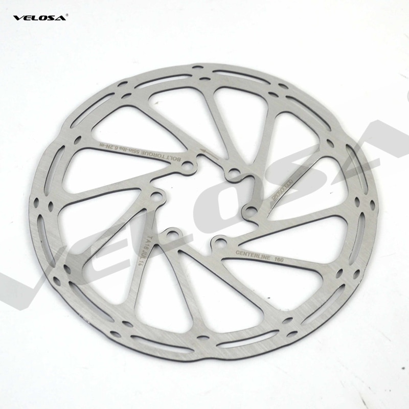 Freno de disco de bicicleta de montaña/carretera de , disco de ciclocross, 6 pernos de 44mm, 140mm, 160mm, 180mm, con tornillos
