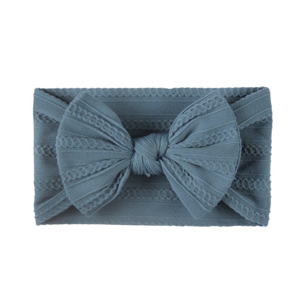 Newborn Baby Coronet Girl Headdress Hair Accessories Solid Headbands For Children Hair Bands Bow Headwears Headband On The Head: R
