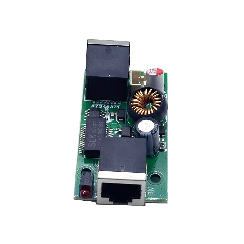 48v til aktiv isolert poe-splitter ieee 802.3af/ ved dc-utgang 12v 27w 2.5g/10/100/1000m: Default Title