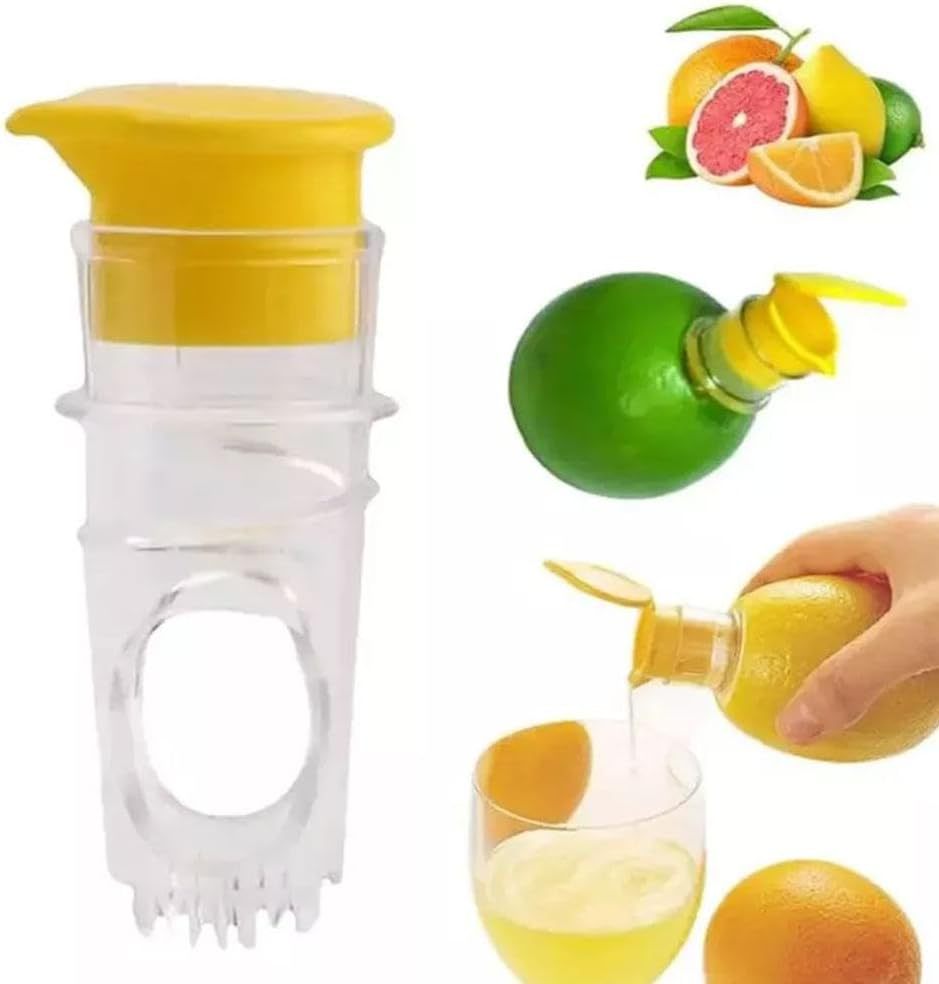 Exprimidor de cítricos manual de plástico, mini exprimidor de limón, exprimidor de naranjas, extractor de jugo fácil, conservación de frescura, material de cocina