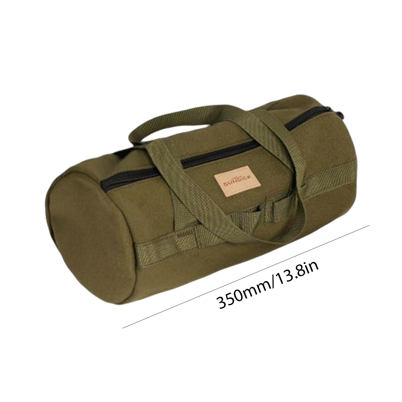 Draagtas voor picknicks, kampeertas, gereedschapstas, gereedschapstas met grote capaciteit, opbergtas voor serviesgoed, handtas: Beige