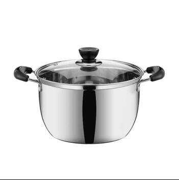 Cacerola de acero inoxidable para cacerola lechera y fideos remojados en el dormitorio de la casa cocina ollas de leche