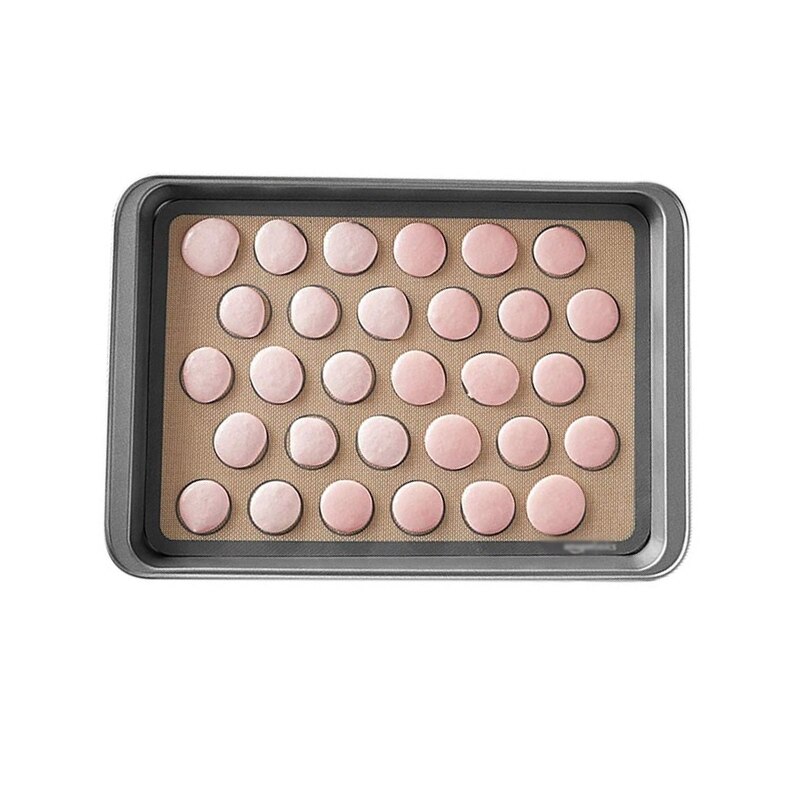 1PCS 42x29.5cm Silicone Macaron Baking Mat Non Stick Silicon Liner Bake Pans And Rolling For Macaroon Pastry Cookie Cake Making