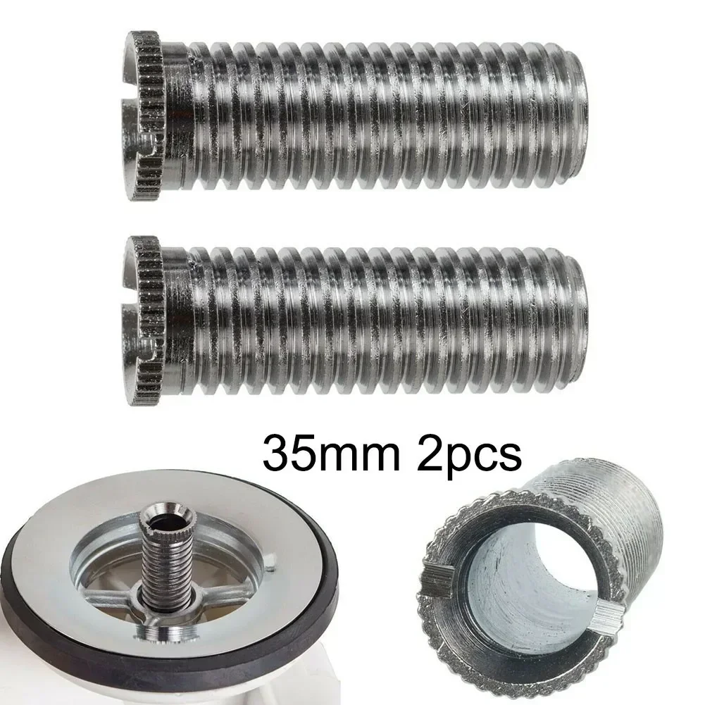 1/2/5 Pcs Kitchen Sink Strainer Screws 35mm 45mm Kitchen Sink Basket Strainer Stainless Steel Threaded Screw Connector: Black Nickel