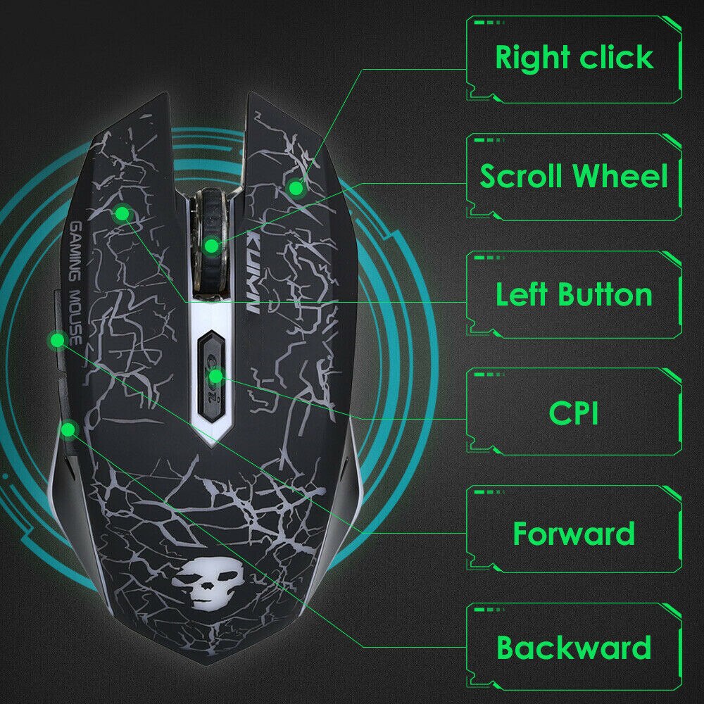 Keyboard And Mouse Kit Floating USB Interface Computer Gaming Keyboard Mouse Set Gaming Mouse Keyboard Kit Home Office