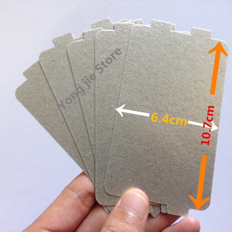 VZUHSW Lot De 6 Plaques Mica Pour Micro-Ondes - Feuilles De Remplacement Guide D'Ondes 12x15 Cm Feuille Mica Résistant Chaleur Micro-ondes