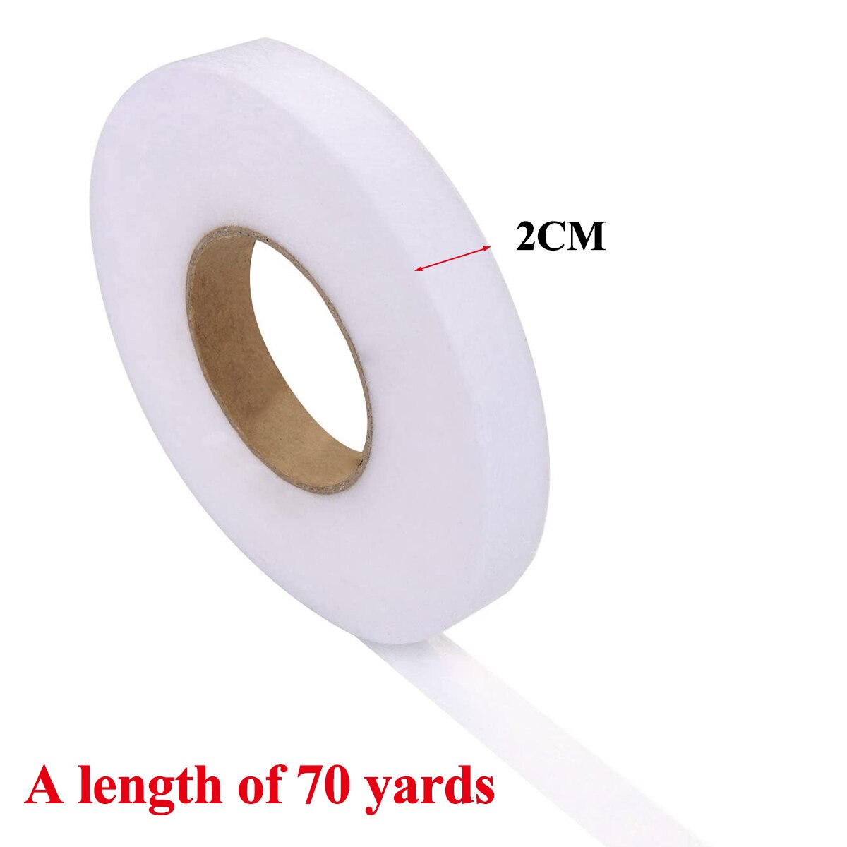 1/5 Rolls 20mm 70Yards Fabric Fusing Tape Iron on Hemming Web Tape Sewing Adhesive Garment Accessories