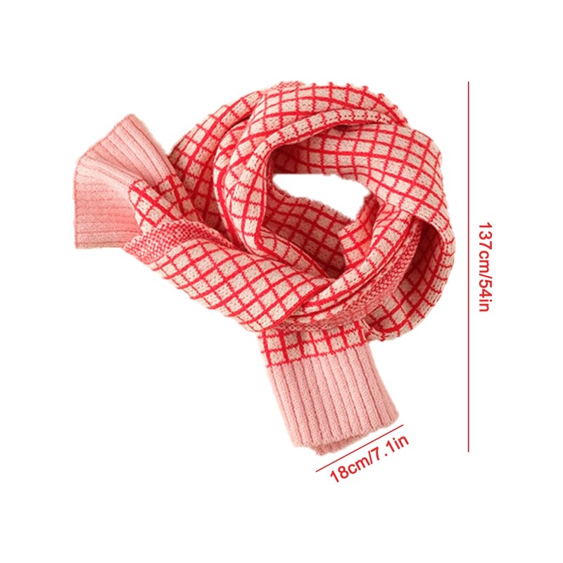 Inverno malha xadrez cachecóis envolve cobertor da criança menino meninas grosso pescoço mais quente do bebê crianças cachecol quente multi-color