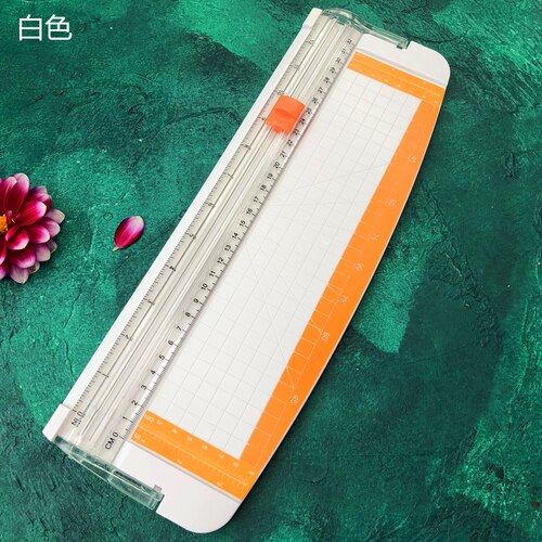 Precision Paper Photo Trimmers Cutter Scrapbook Trimmer Lightweight Cutting Mat MachineDIY Album Handbook Card Cutter: white