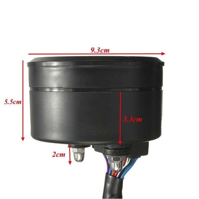 CARCHET Motorcycle Lcd Meter Odometer Tachometer Speedometer Low Oil Alarm Lcd Oil Meter motorcycle accessories