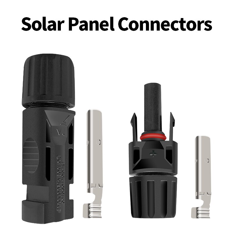 1 Paar Solar Connector Solar Solar Plug Kabel Connectoren (Mannelijke En Vrouwelijke) voor Zonnepanelen En Fotovoltaïsche Systemen
