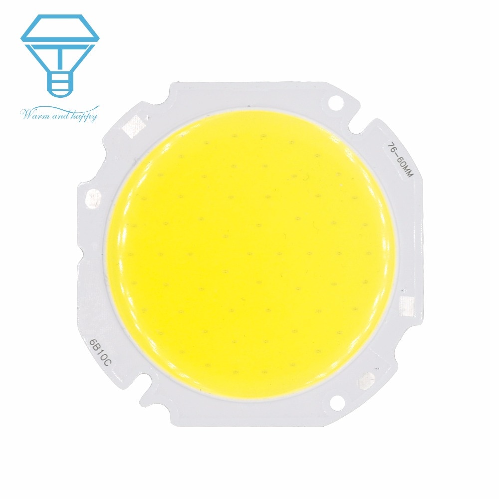 High Power Led Grote Ronde Cob 30W 50W Licht Kralen 30-34V 60Mm Led Lamp kraal Led Lamp Chip Spot Light Downlight Diode Lampen