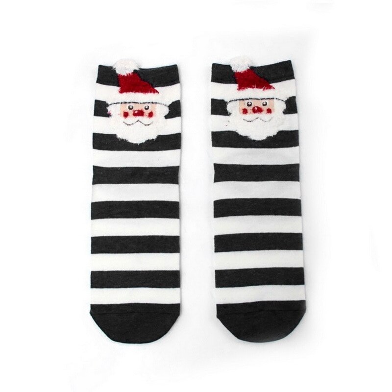 Christmas socks elk animal ears autumn and winter cotton sweet socks For year: G353348