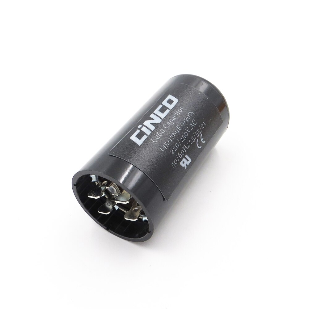 Compresor de aire 145-176MFD 220V 250V 275V CD60 condensador de inicio de lavadora 145-176 mf uf compresor 220VAC 250VAC