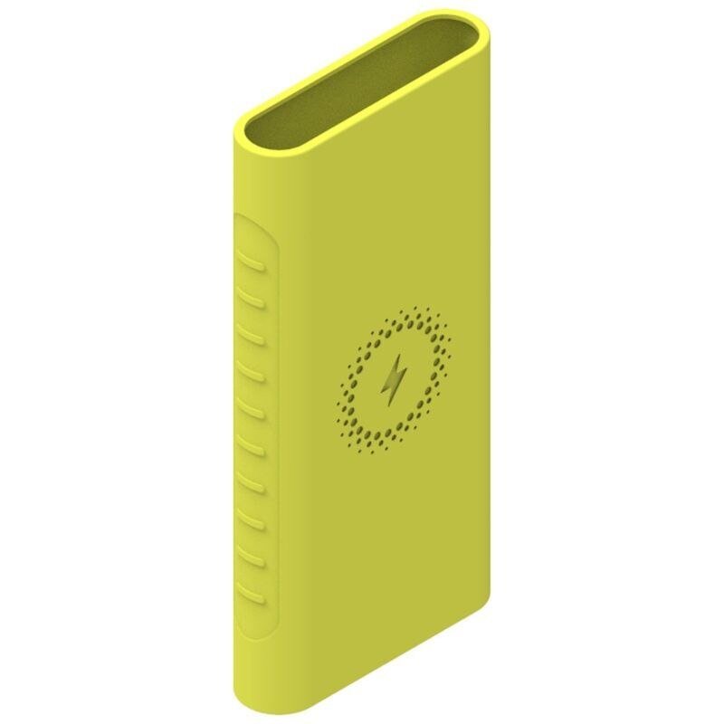 Funda protectora de silicona para xiao mi powerbank 10000mAh PLM11ZM, accesorios inalámbricos para Powerbank, funda WPB15ZM y PLM13ZM: Verde