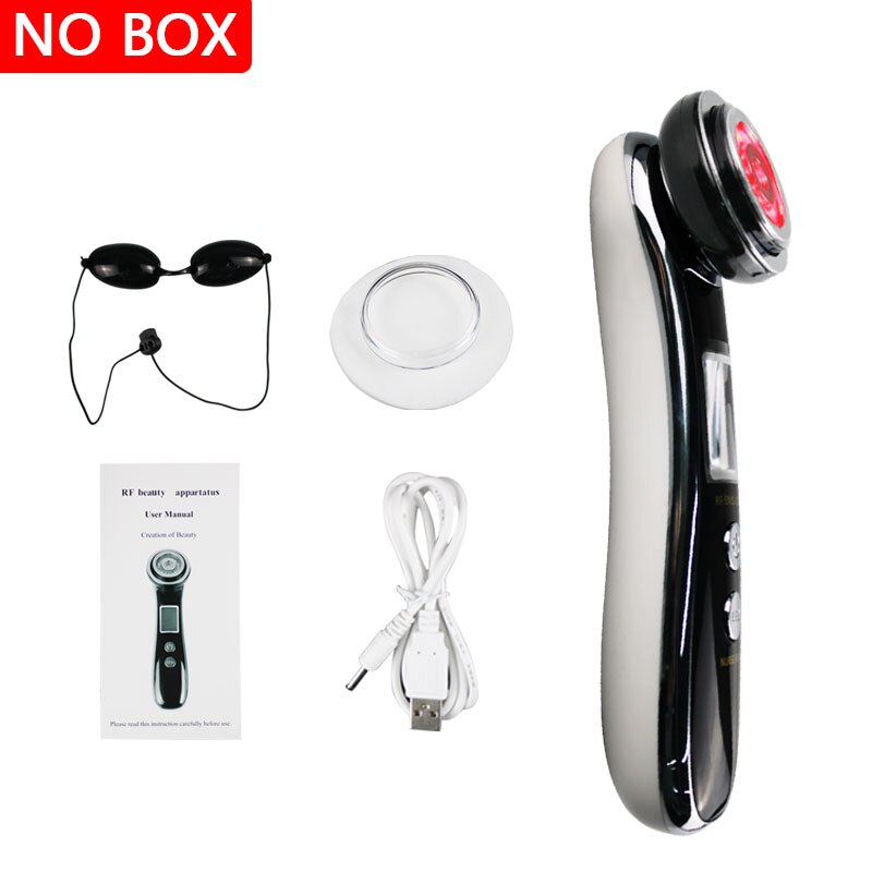 LED photon radio frequency radio frequency radio frequency EMS skin rejuvenation thin face firming massage beauty instrument: no box