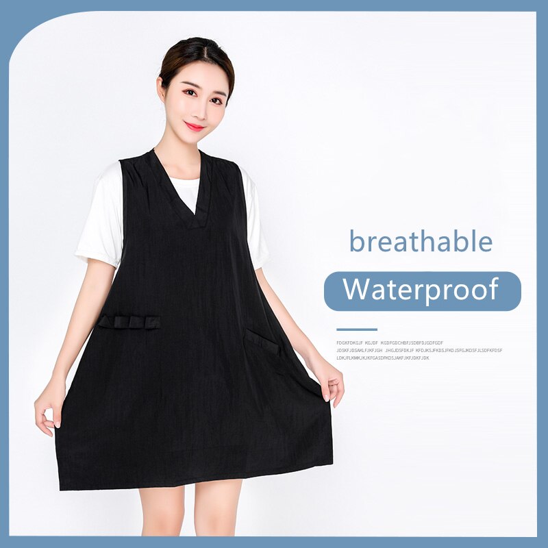 Kappers Schort Kapper Non-stick Haar Werkkleding Perm Verven Uniform Manicure Technicus Kleding Pet Shop Beauty Gown Y0712