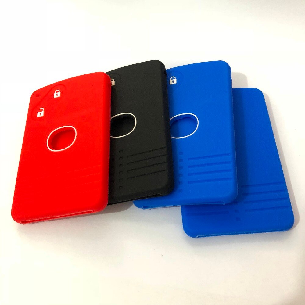 2 Button Card Remote Protect Skin Silicon Jacket For Mazda cx-7 cx-9 fob key card holder 3 5 6 8 Card Key Case Cover