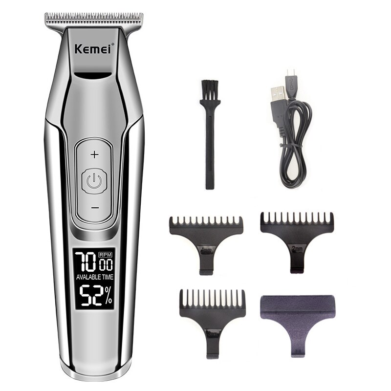 Kemei Haar Haarschneidemaschine für Männer Elektrische Haar Trimmer Haarschnitt Maschine LCD Digital DIY Haar Styling Werkzeuge Barbier Schermaschinen