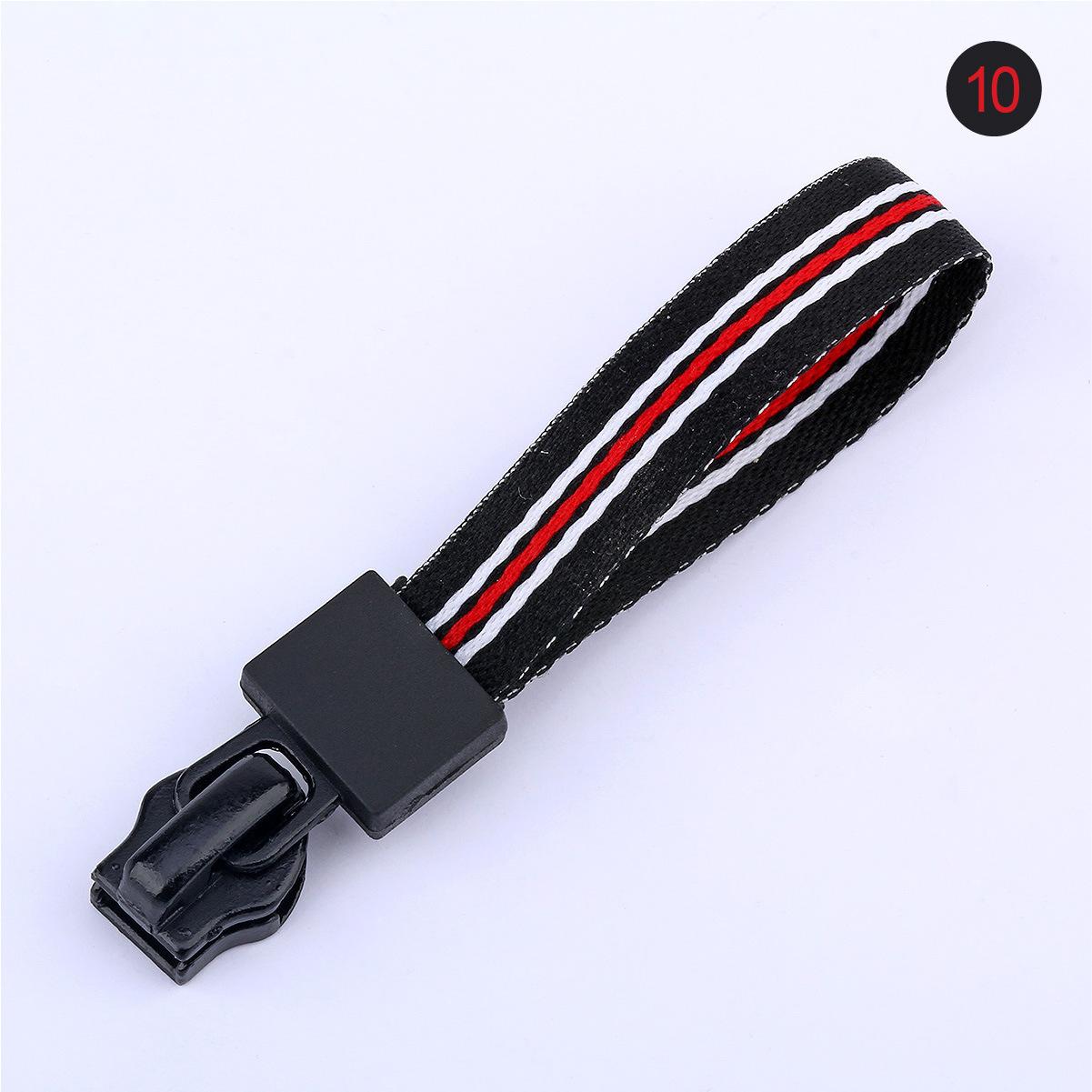 Nr. . 5 rits sliders band slider 23 kleuren linten donsjack katoenen jas rits trekkoord kleding accessoires 10 stuks: 10