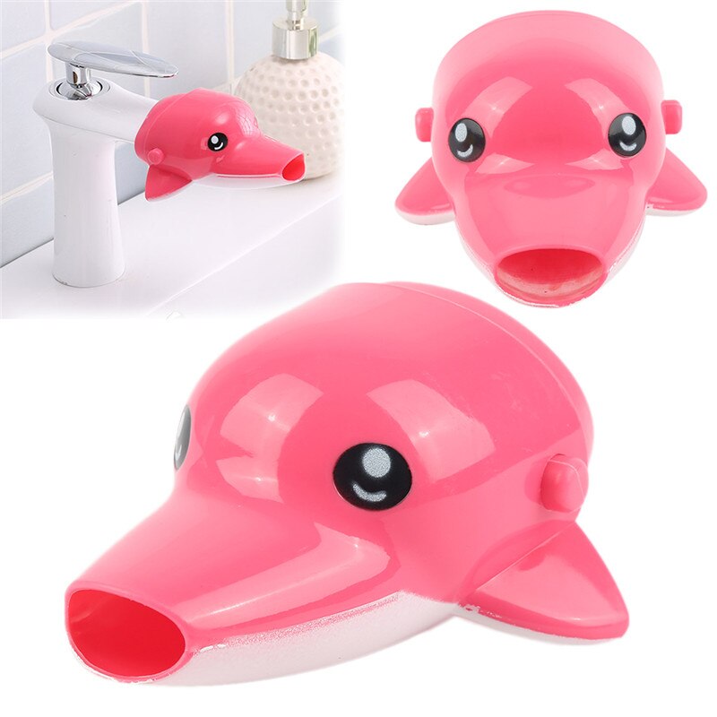 Extensor de grifo de agua con animales para niños, accesorio de baño para lavado de manos, aireador