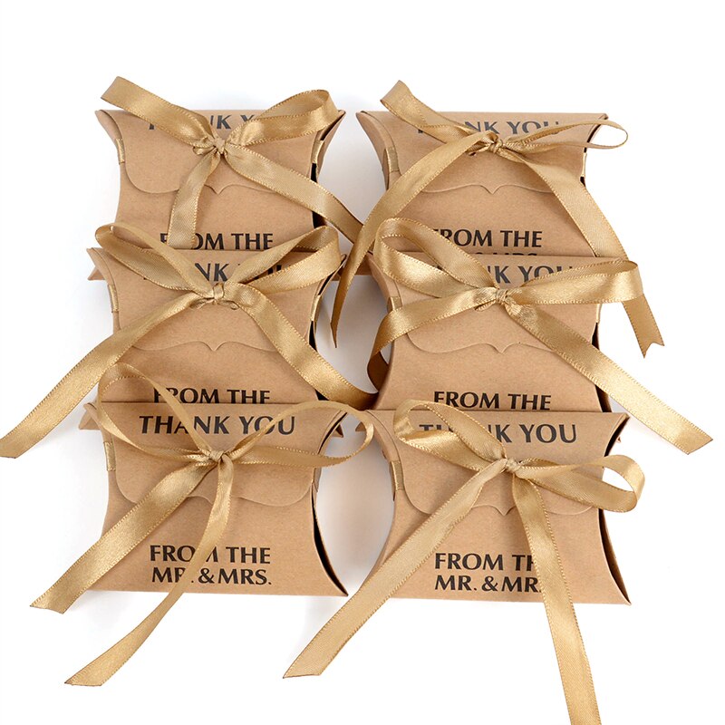 20/10 Packs Paperboard MR MRS Wedding Box for Guest DIY Candy Packaging Boxes Wedding Ceremony Bridal Shower Supplies