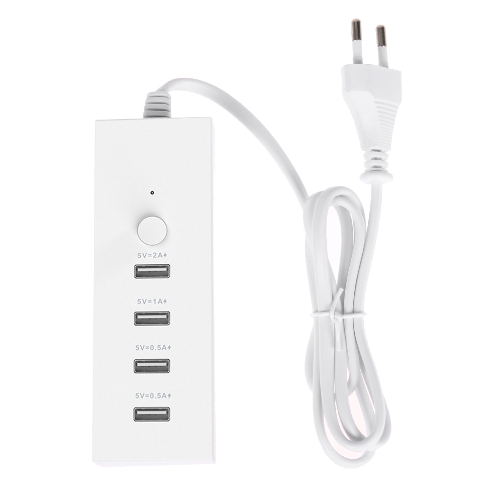 Usb 4 -port-multifunktionsladegerät mit schnellladefunktion und 2a 5v (eu) für smartphones/verschiedene tablet-computer