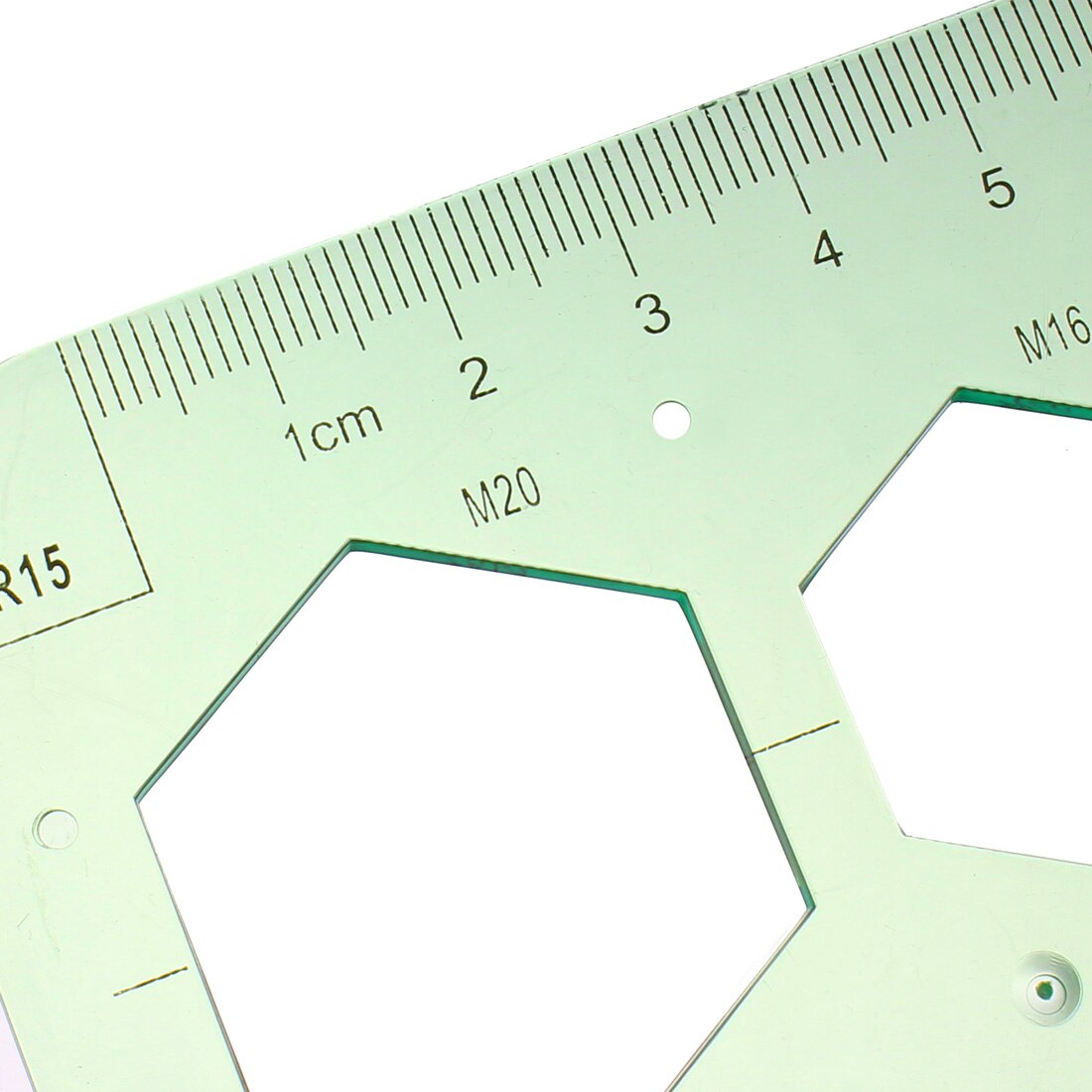 uxcell Geometric Drawing Template Measuring Ruler for Drawing Engineering Drafting 6pcs