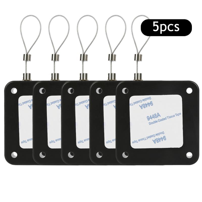 Magical Automatic Sliding Door Closer Non-porous Glue Installation Door Accessories Durable And Durable: 5Set Black