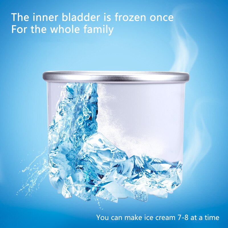 Eis Maschine 220V Haushalts Automatische DIY Gefrorene Obst Maschine 1L Obst Dessert Maschine Milchshake Maschine BL-1000 21W