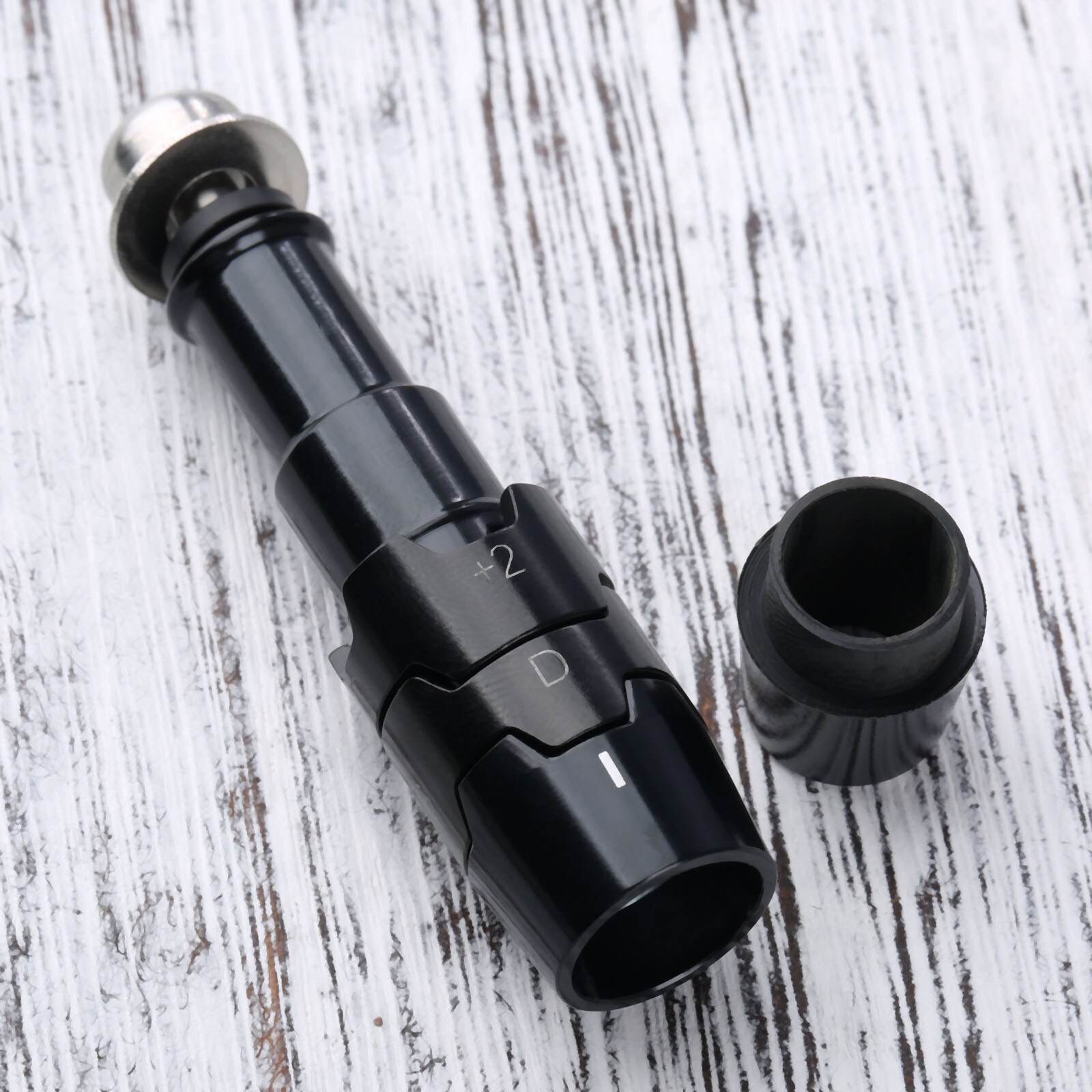 gohantee Aluminum Alloy Golf Club Shafts Adapter Sleeve Replacement Size 0.335 0.350 for Callaway Big Bertha 815 EPIC XR Driver: 0.350 black