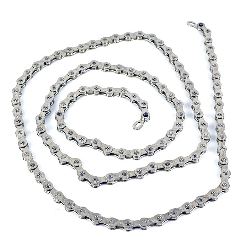 FSC 6/7/8/9/10/11 Speed Bicycle Chain 116 Links Ultralight Carbon Steel MTB Mountain Road Bike Chain Half Hollow Bicycle Chain