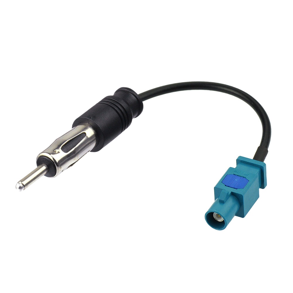 Eightwood Conversie FM/AM naar DAB/FM/AM Autoradio Antenne Versterker/Converter/Splitter en fakra DIN Antenne Adapter Kabel