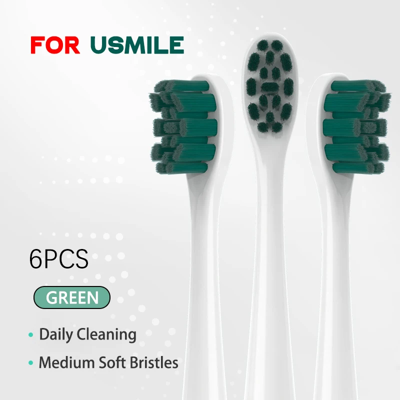 Toothbrushes Head Suitable for All Models of Usmile Brand Electric Toothbrushes Independent Vacuum Packaging