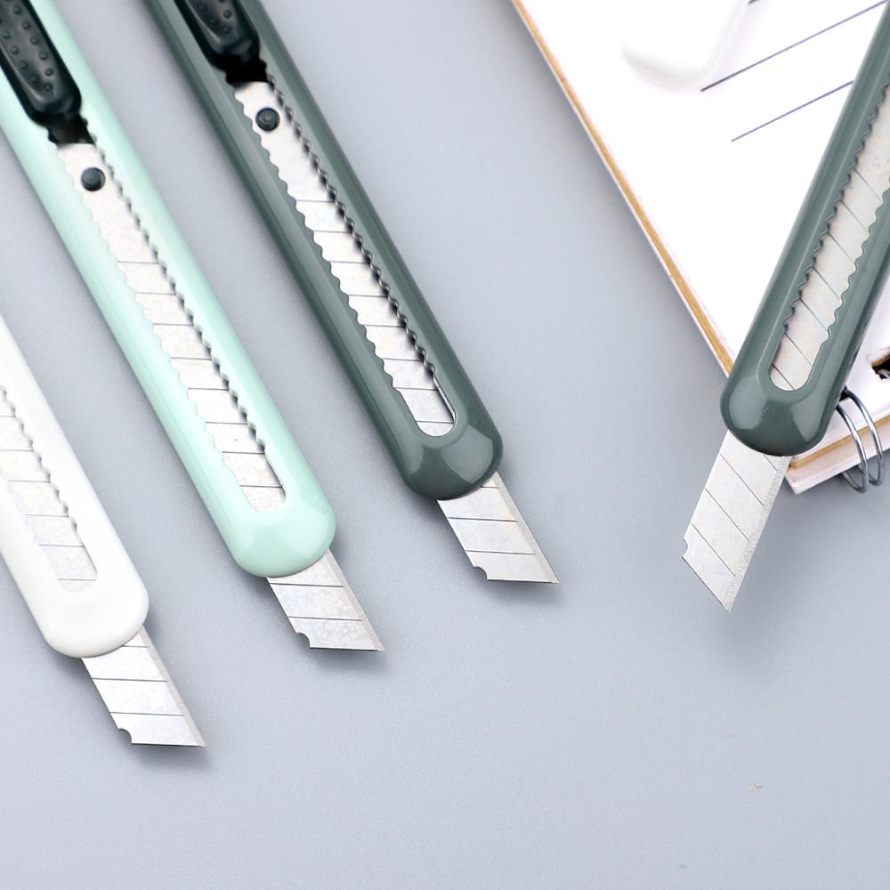 Couteau d&#39;art Portable Simple, modélisation mignonne ciseaux artisanat Mini couteau utilitaire pour enfants fournitures de bureau 1 pièce