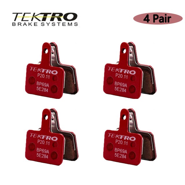 Tektro P20.11 Mtb Fiets Schijfrem Pad Metalen Keramische Pad Voor Shimano M7100 M8100 M9100 M987 M985 M785 M675 M615 m447 M395 M375: 4 pair in bulk