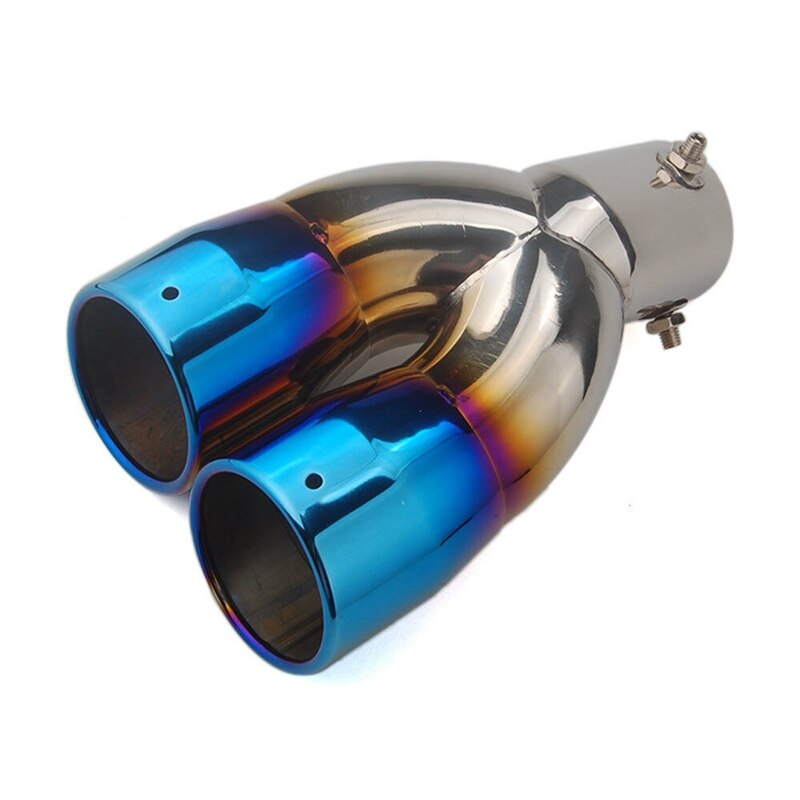 Car Stainless Steel Rear Exhaust Pipe Muffler Tail End Tube for Toyota C-HR CHR 17-18 Car Accessories