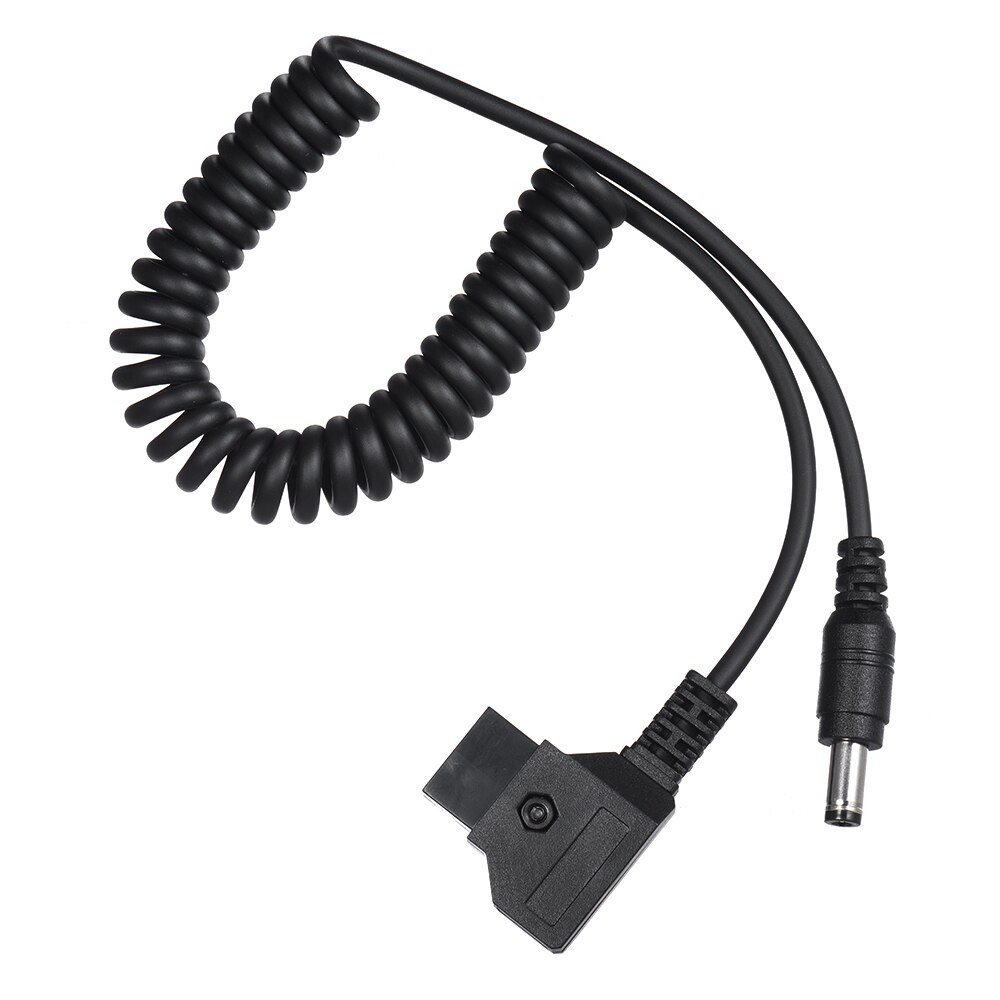 D-Tap Cavo Adattatore Pin Maschio a DC 5.5*2.5mm per V-Mount Anton Batteria DSLR Rig Prolunga di Alimentazione Cavo Elastico