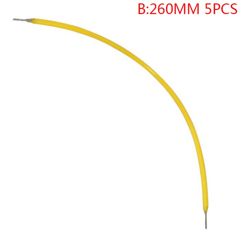 5Pcs Lamp Filament Lamp Onderdelen Led Licht Accessoires Diodes Geel Flexibele Filam: B-260MM