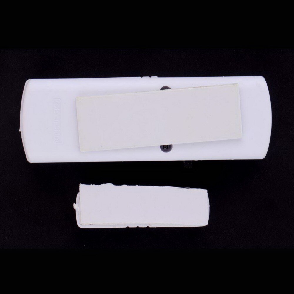 Door Window Wireless Burglar Alarm with Magnetic Sensor Home Safety Wireless Longer System Security Device White