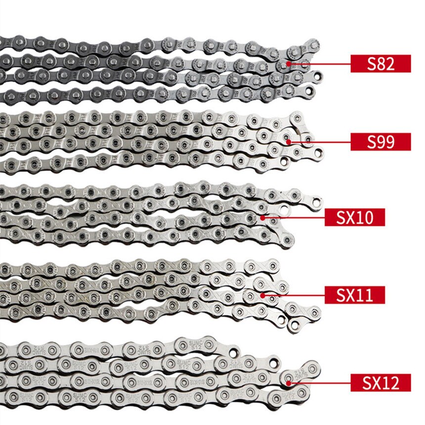24/27/30 Speed SUMC MTB Mountain Bike Chain Folding Road Bicycle Chains 8/910/11/12 Speed