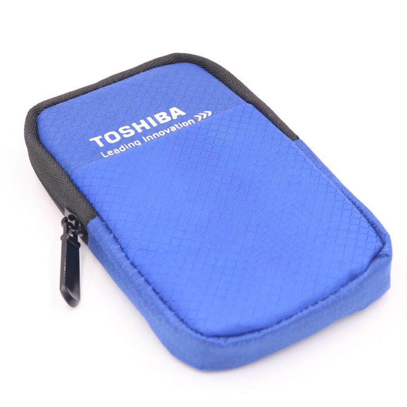 Hard Disk Pocket Storage Holder Pouch Case 2.5&#39;&#39;Super EVA Shockproof Water/Dust/Scratch Proof Carrying Case HDD SSD Storage Bag: Blue