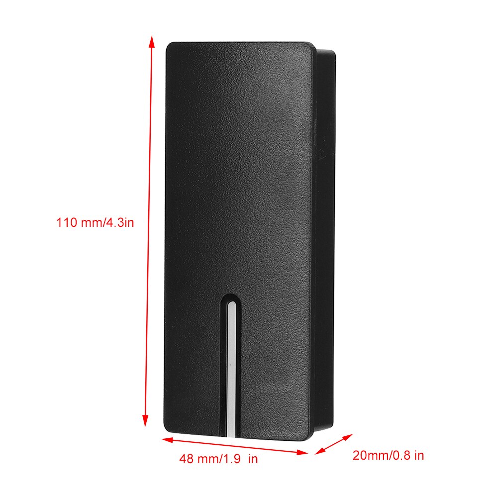 125khz Wiegand26/34 Access Control Simple RF Card Reader Waterproof Black