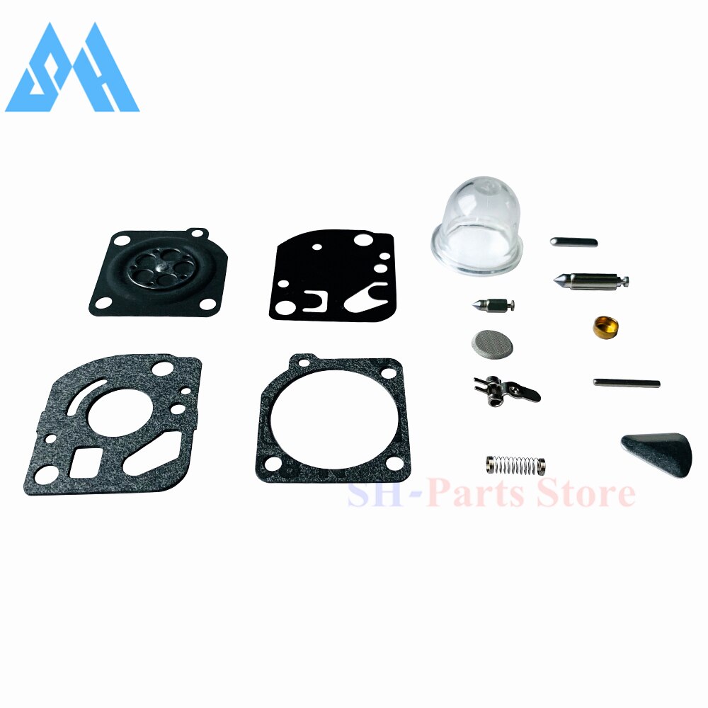 14Pcs/Set Carburetor Repair Kit for Zama C1Q C1U For ZAMA RB-47 Carburetor Kit Poulan WeedEater Craftsman Trimmers Blowers Carb
