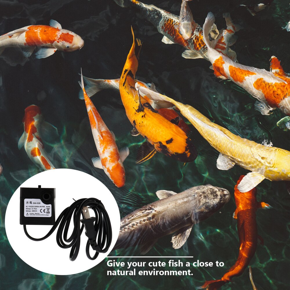 Aquarium Water Pump Submersible Aquarium Water Circulation System with US Plug