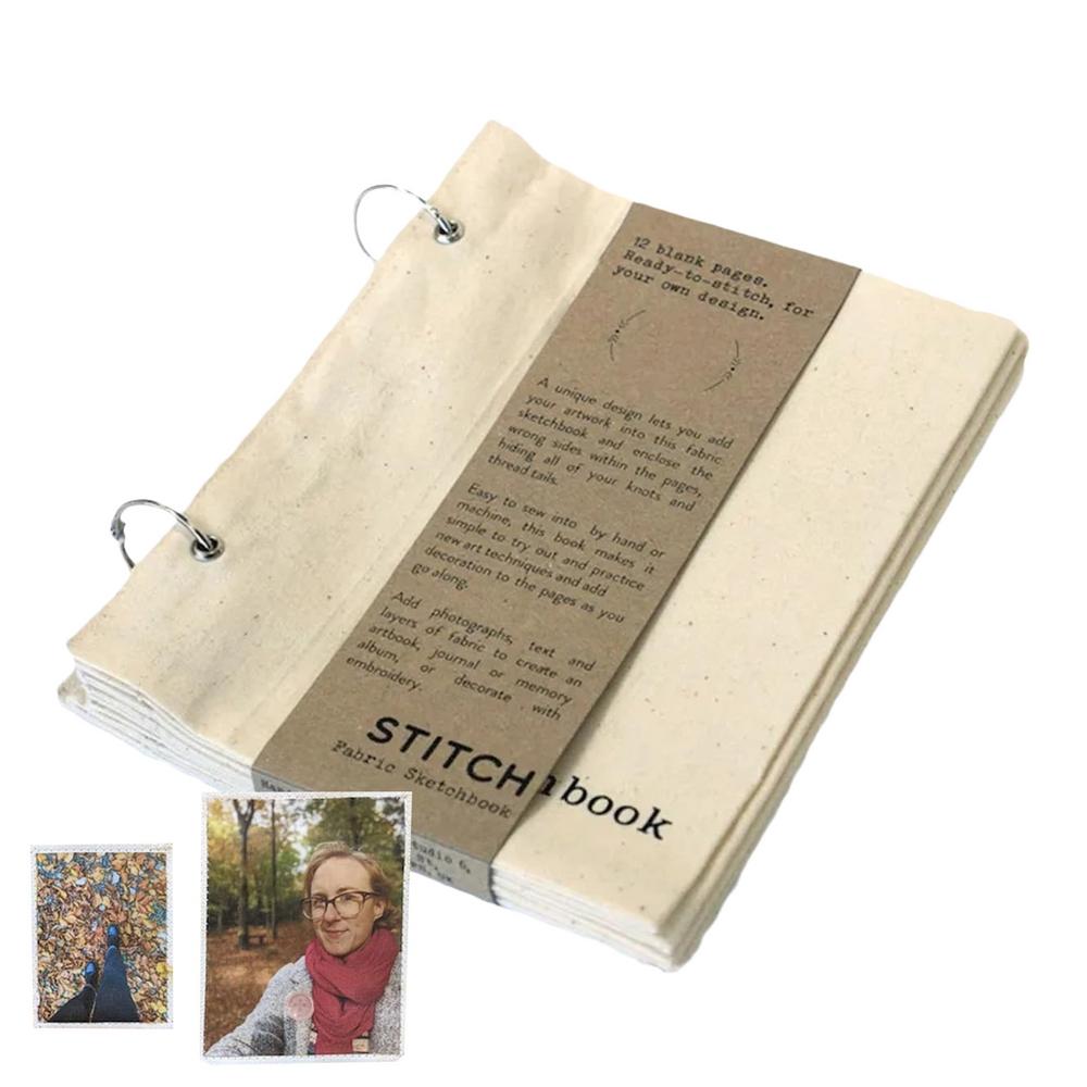 Quaderno per schizzi artistici Quaderno per schizzi in tessuto per diario artistico con design pieghevole unico per gli appassionati di disegni e gli scrittori: Beige